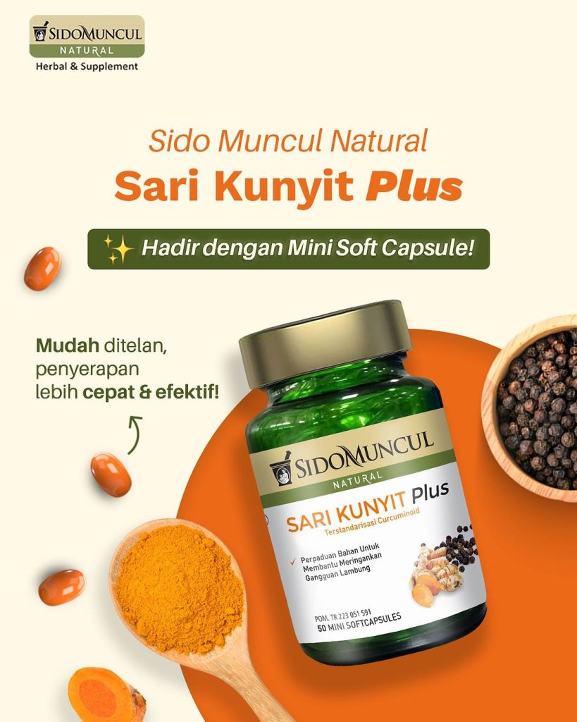 Sido Muncul Natural Sari Kunyit Plus