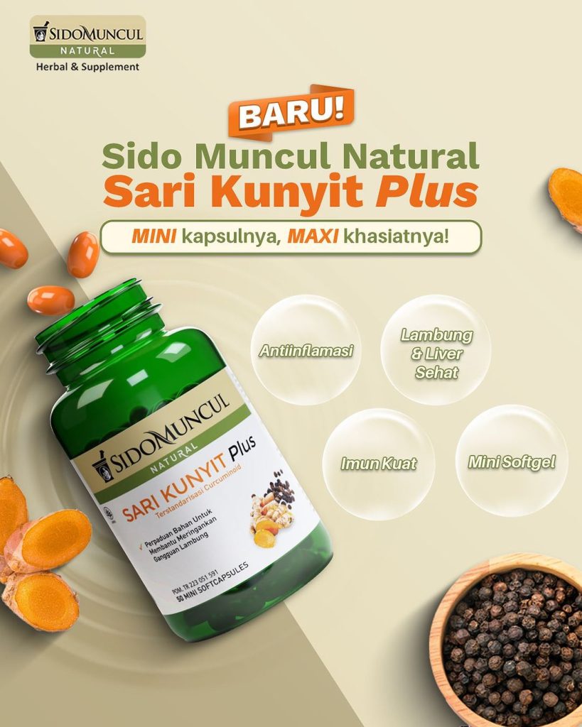 Sido Muncul Natural Sari Kunyit Plus
