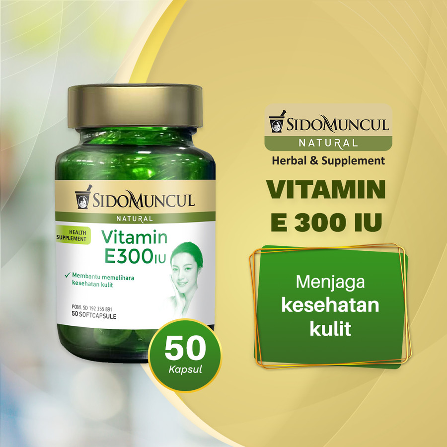 Sehat Luar Dalam dengan Sido Muncul Natural Vitamin E 300 IU